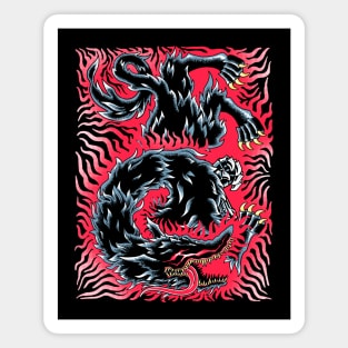 Beast of Darkness Oldschool Magnet